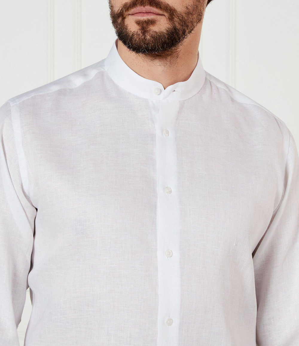 Льняная рубашка Karl Lagerfeld - белый(605035 552667)