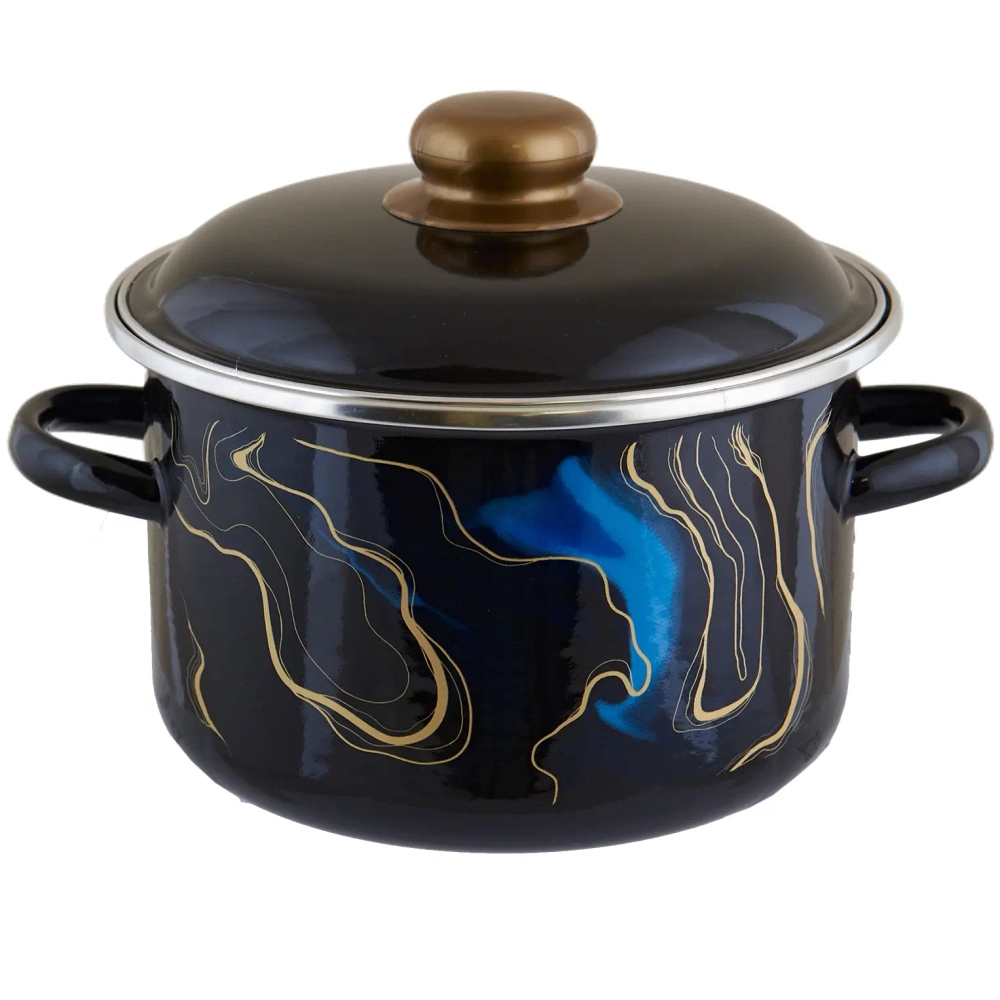 Кастрюля эмал цил Mirage 4,0л ТМ Appetite