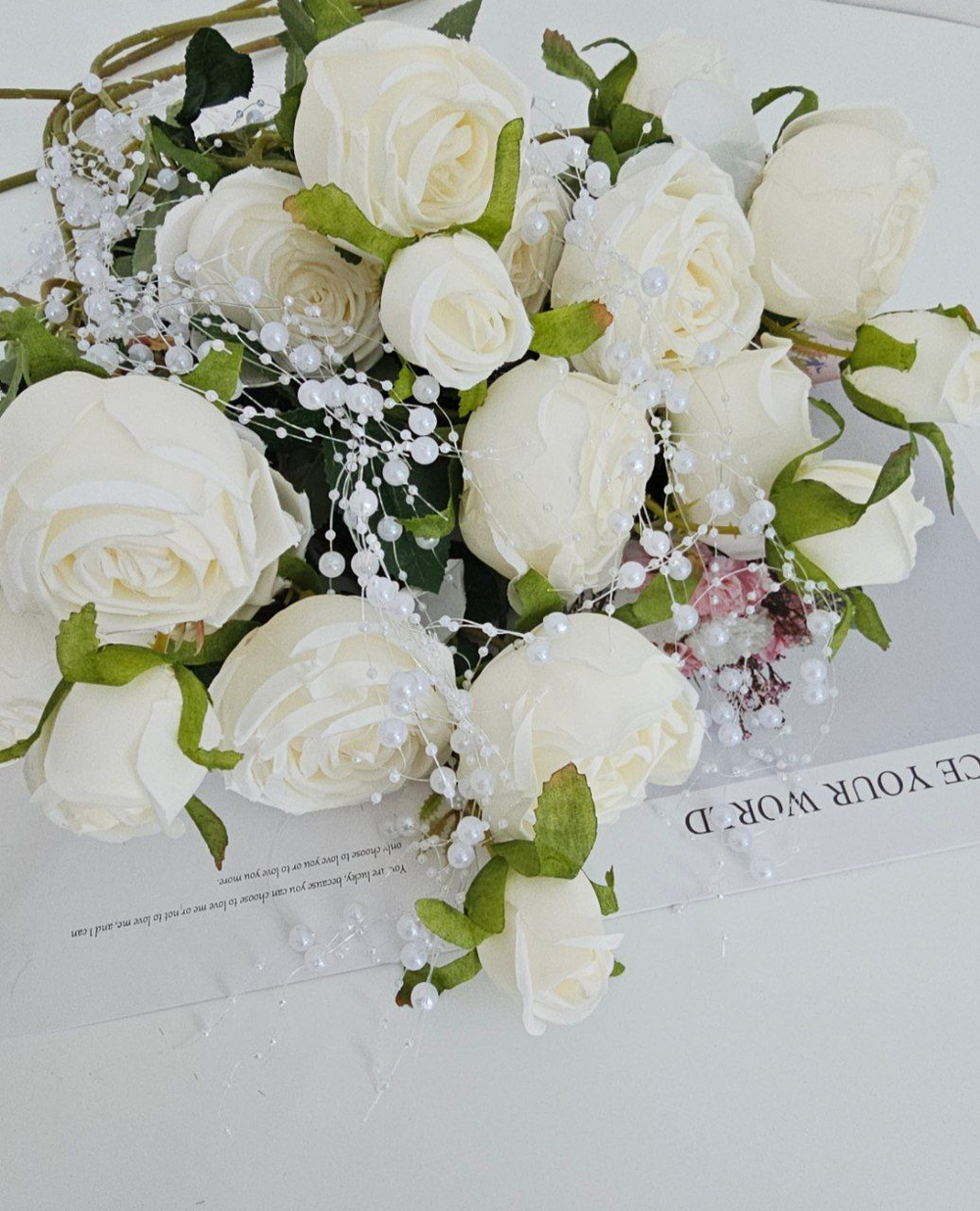 Декор бусины на леске / Арт 9110