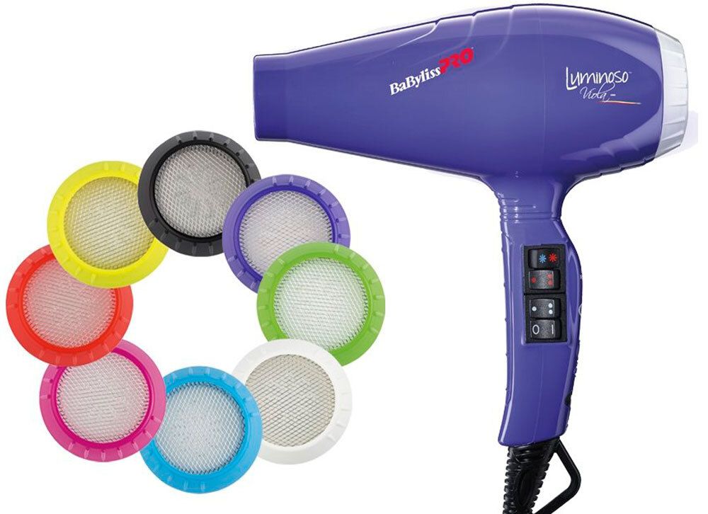 Профессиональный фен BaByliss PRO Luminoso+ Ionic Viola BAB6360IPE 2100w - 5
