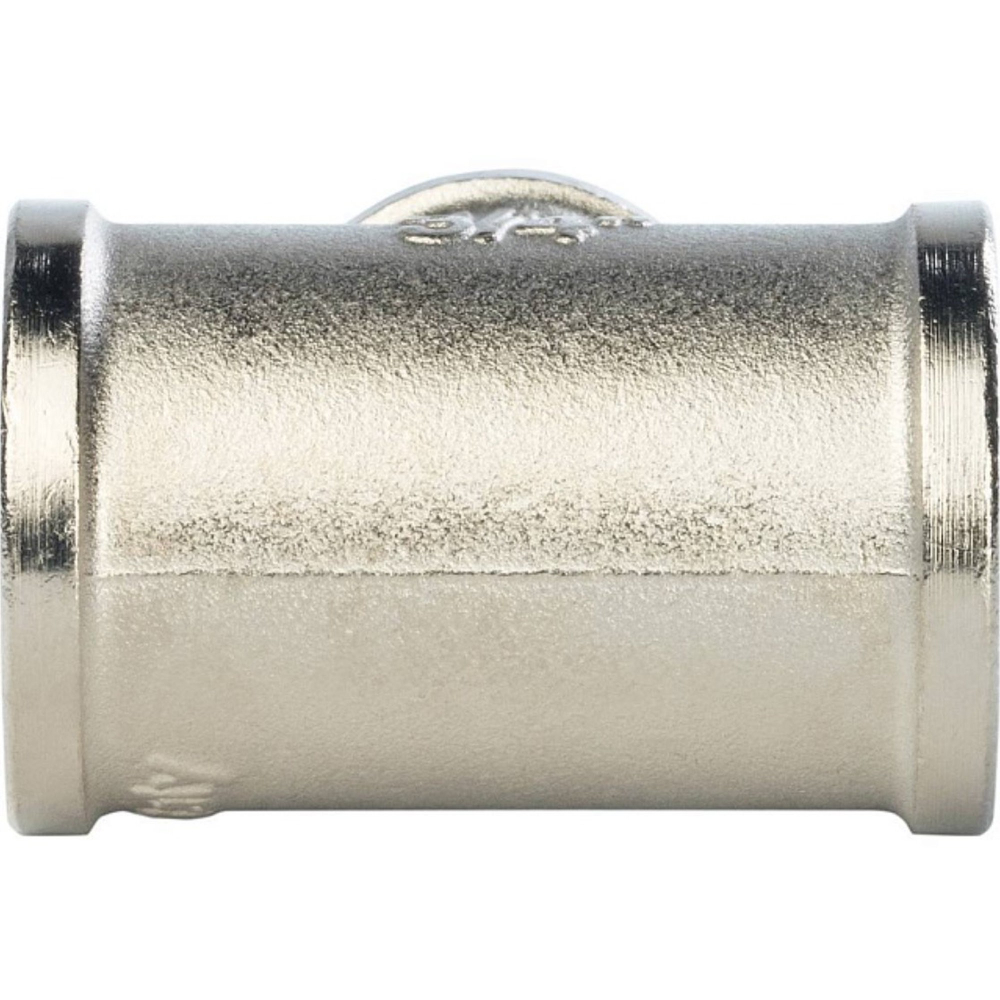 Тройник переходной STOUT никелированный ВВ 3/4"х1/2"х3/4"