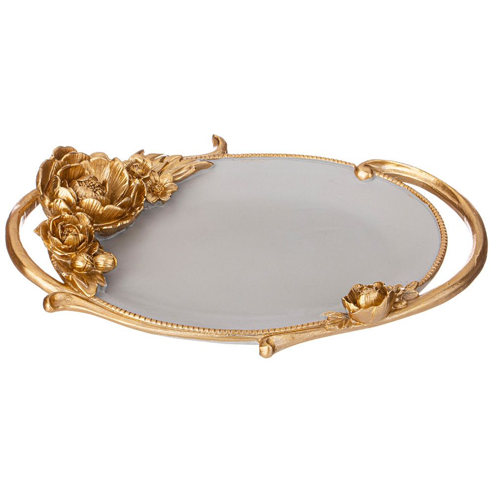 ПОДНОС ДЕКОРАТИВНЫЙ КОЛЛЕКЦИЯ "РОКОКО", 23,9*17,2*3,7CM