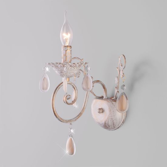 10009/1 / настенный светильник /  золото с белым