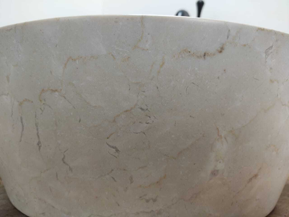 Раковина из мрамора Drum Cream Medium DM-60194 45*45*15