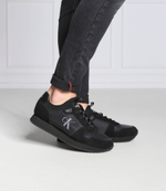 Кожаная кроссовка CALVIN KLEIN JEANS - черный(YM0YM00553)