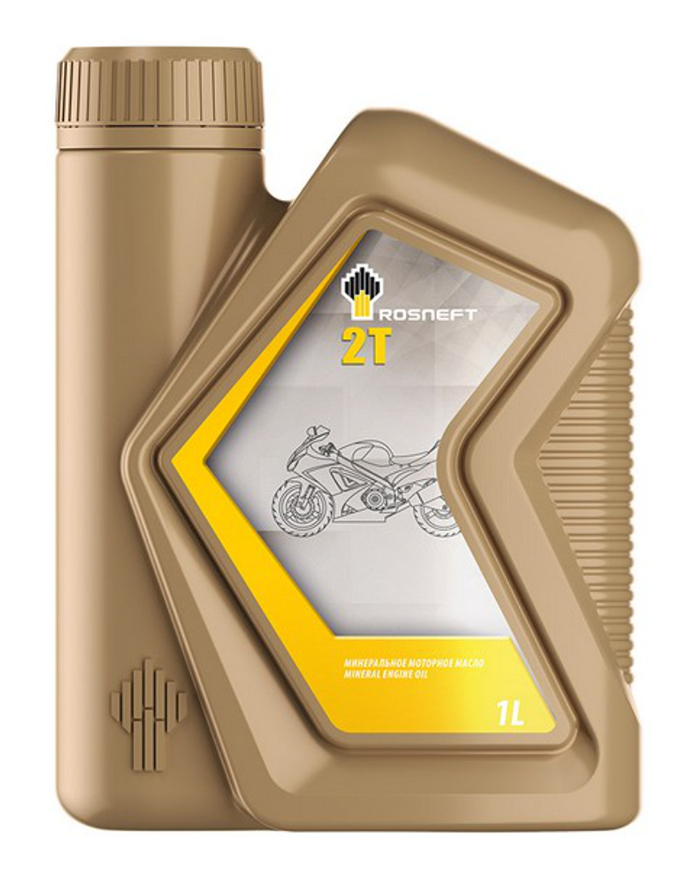 Моторное масло для 2Т-двигателей Rosneft 2Т, минеральное, 1 л