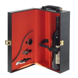 GAEM Шкатулка для бутылок с набором сомелье, L20 W12 H35 см