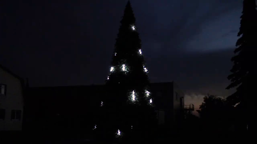 Уличная гирлянда "Тающие сосульки-Мишура" GT (24В) на елку от 4 до 30 м