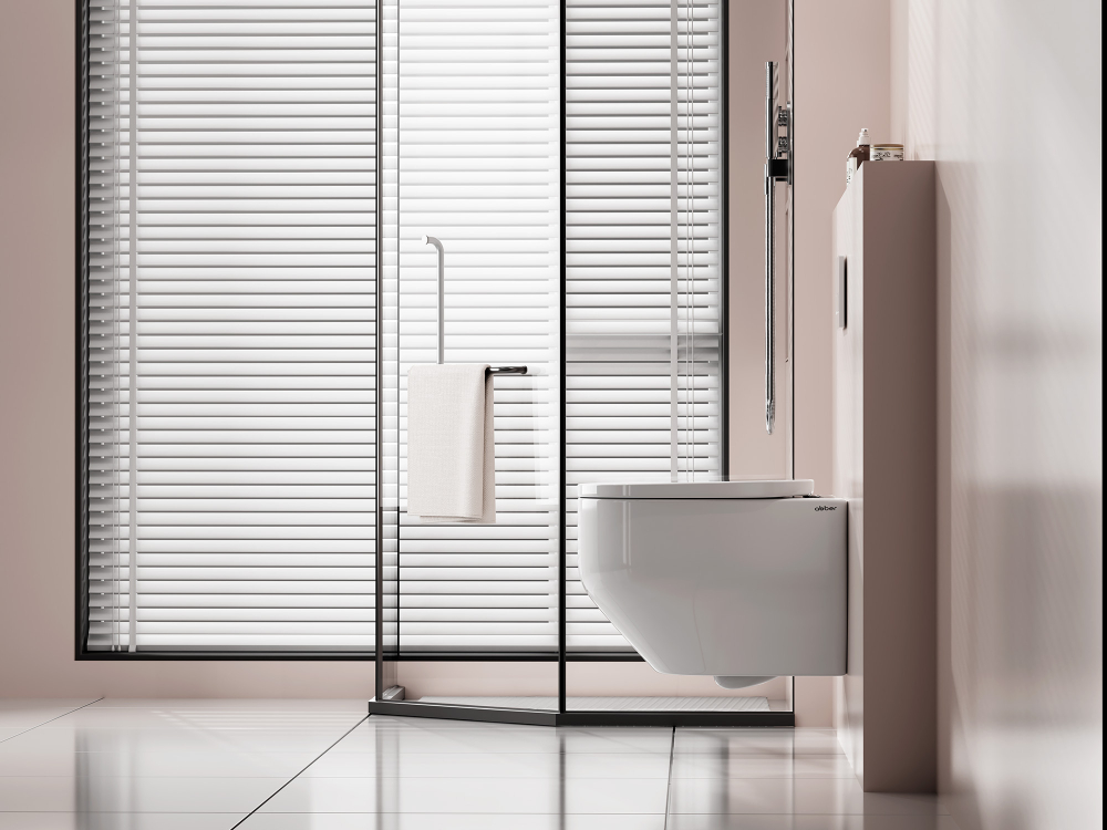 Унитаз ABBER Rechteck AC1218 подвесной белый, безободковый, смыв торнадо и струйный смыв