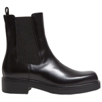 PRADA Short Chelsea Boots Men"s Black