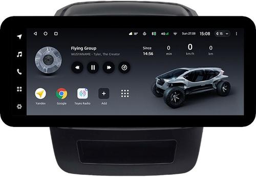 Магнитола для KIA Sorento 2 XM 2012-2016 (климат на ШГУ, рамка большая) - Teyes LUX ONE ROUND монитор 12.3" 2K QLED на Android 10, Быстрая, CarPlay, 4G SIM-слот