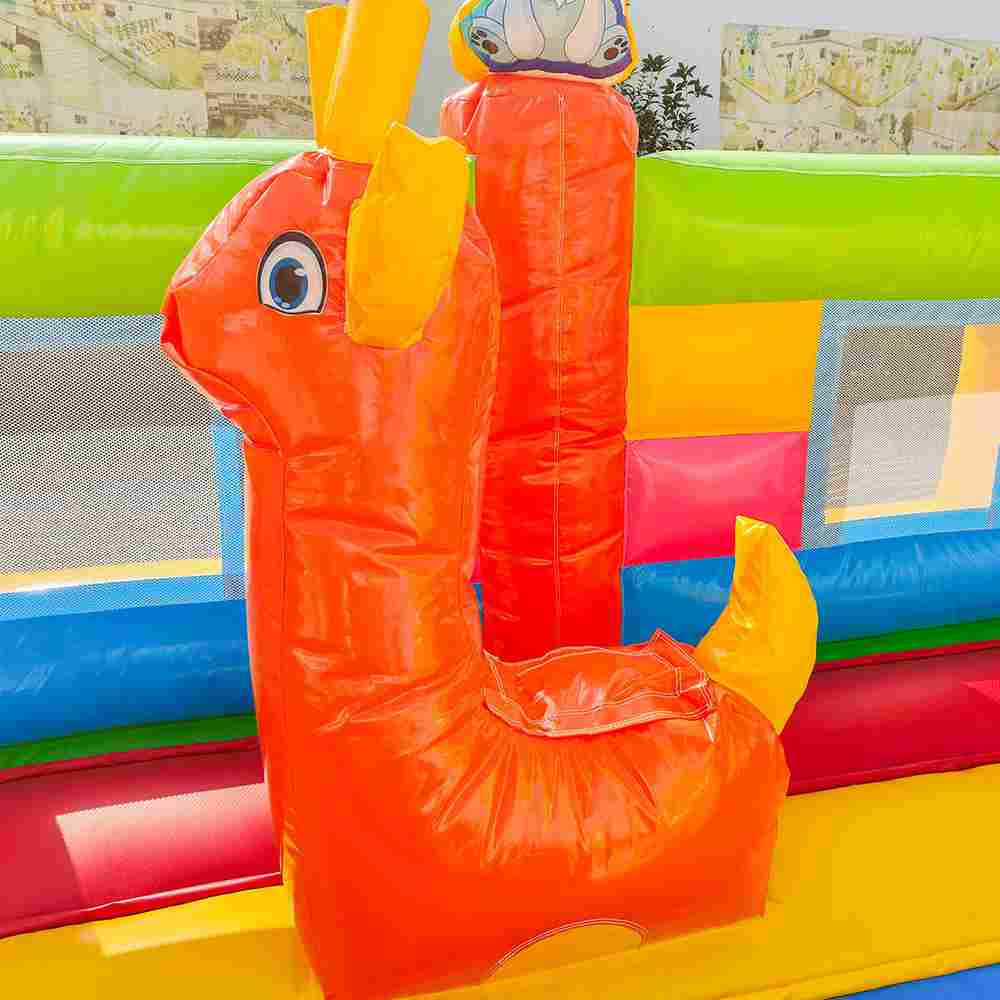 Коммерческий надувной батут «Звериная команда», 9х5х5 м