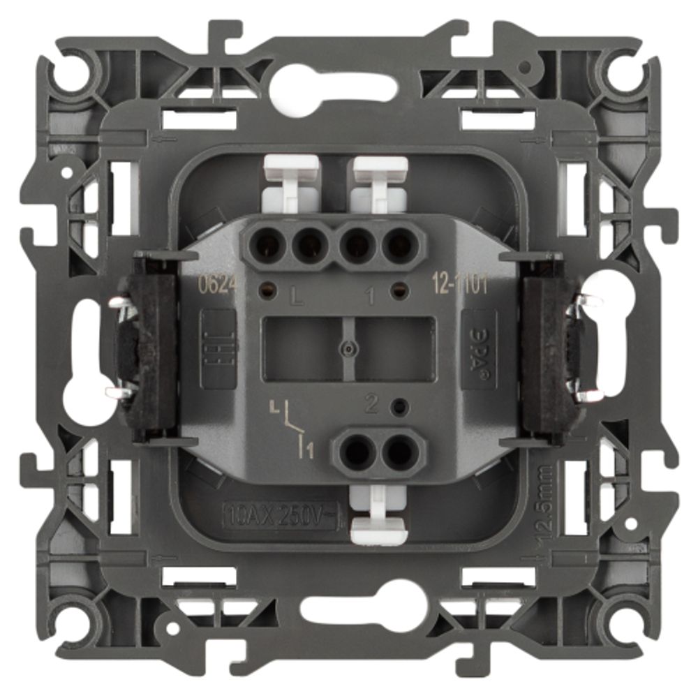 Выключатель ЭРА Серия 12 12-1101-01М , 10АХ-250В, белый матовый