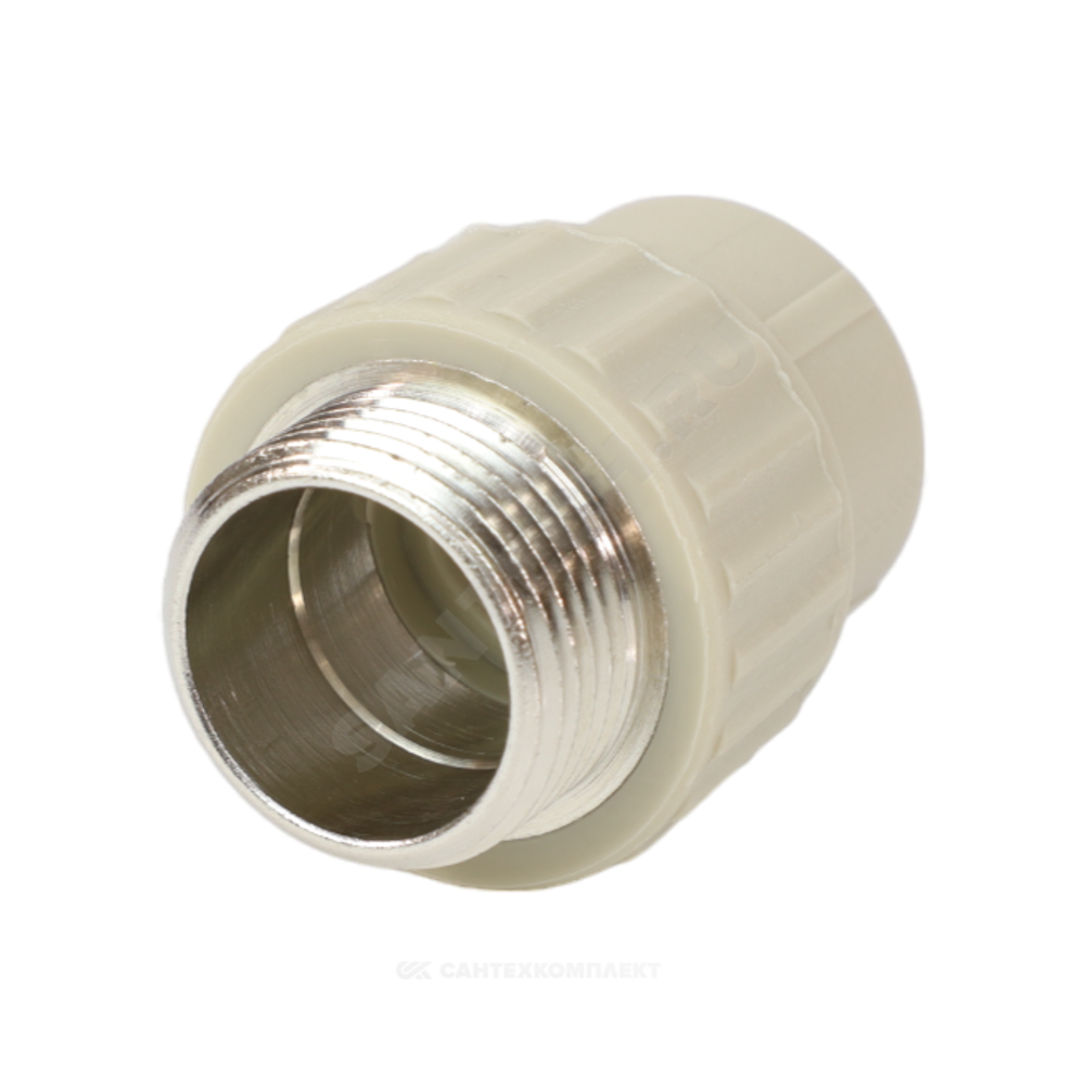 Муфта PP-R комбинированная серая Дн 25х1" НР VALFEX 10130225Г