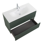 Тумба с раковиной подвесная BelBagno UNO-1200-2C-SO-VO Еловый матовый, раковина белая BB-8099-120