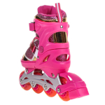 Ролики осн. алюм, кол. PU, размер S, блестки, сумка