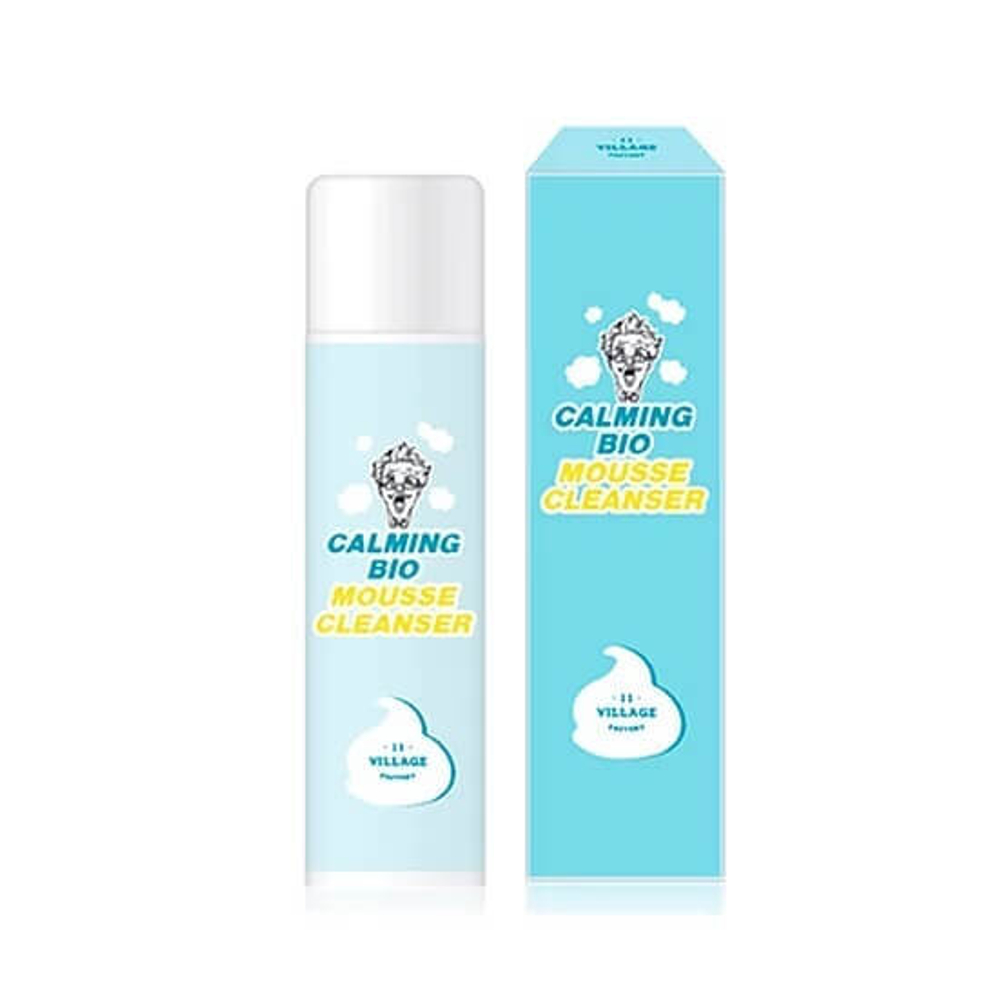 Village 11 factory calming bio marshmallow mousse cleanser - Очищающий мусс для умывания с бифидобактериями