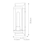 Настенный фонарь Hinkley, Арт. QN-PEARSON-M-TK
