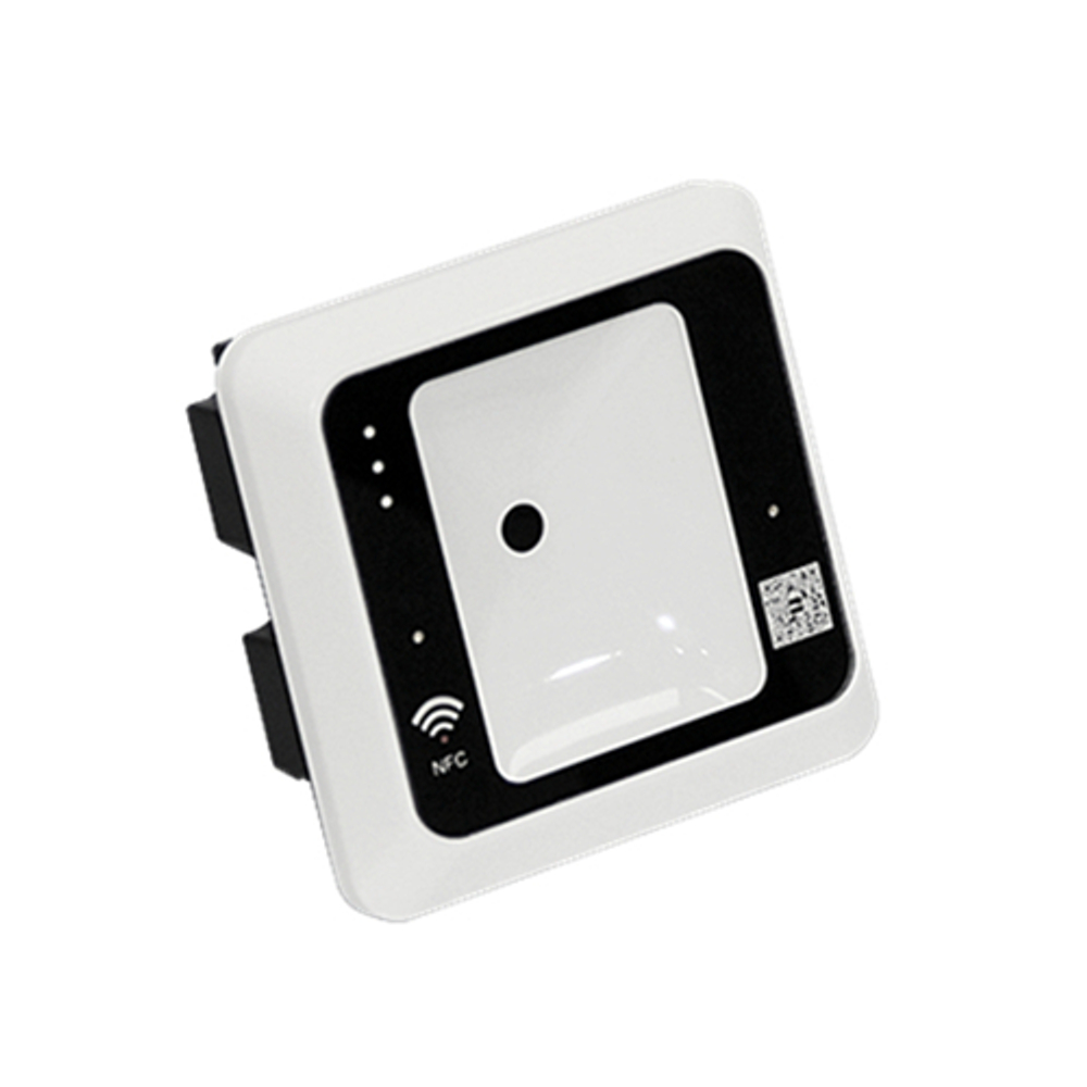 ZKTeco QR500-W, встраиваемый считыватель QR-кодов и RFID карт Mifare (белый)
