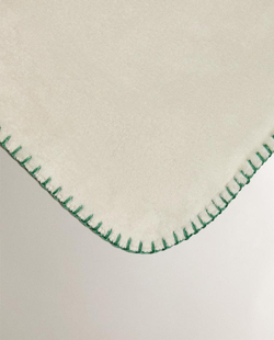 ZARA HOME ДЕТСКИЙ ФЛИСОВЫЙ ПЛЕД МИККИ И МИННИ ©DISNEY, ЭКРЮ