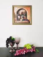 Картина на стену для интерьера на холсте в раме 35*35 см