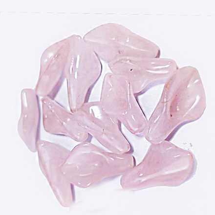 Бусина Бутон розовый кварц асс.