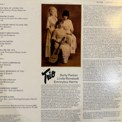 Виниловая пластинка Dolly Parton · Linda Ronstadt · Emmylou Harris – Trio LP