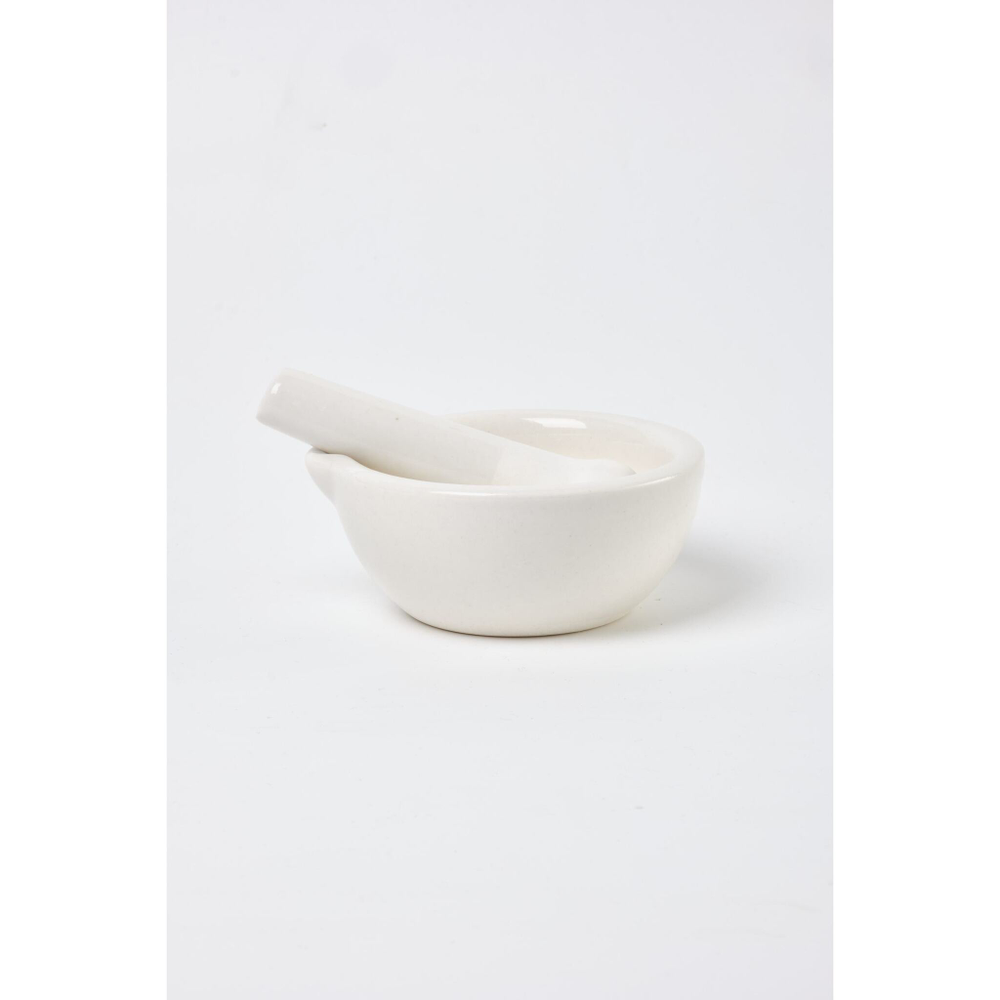 Ступка с пестиком фарфоровая, 140 мл