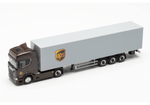 Грузовик Scania CR 20 HD с двумя прицепами-фургонами "UPS Spain" (Испания/Мадрид)
