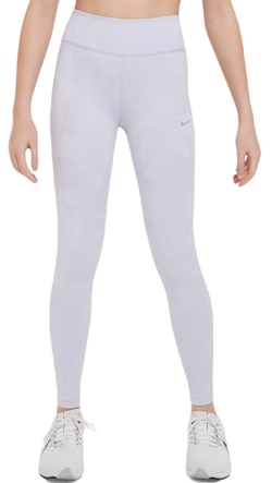 Брюки для девочки Nike Dri-Fit One Training Leggings - oxygen purple/indigo haze