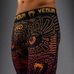 Компрессионные Шорты Venum Quetzal Fury Vale Tudo black/fury red/tangerine