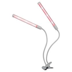 Светильник для растений на прищепке ЭРА FITO-20W-АLED-L полного спектра 12 Вт белый | Интерьерные фито светильники