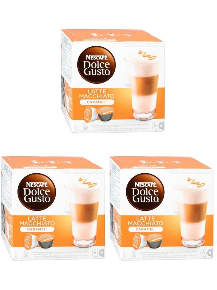 Кофе в капсулах Nescafe Dolce Gusto Latte Caramel 16 шт x 3 уп