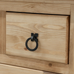 Тумба кухонная Прованс 2 двери 3 ящика из массива сосны (нижняя часть буфета)