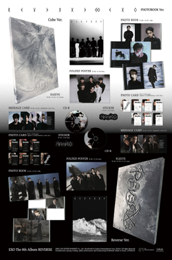 Альбом EXO - 8th Album [REVERXE] (PHOTOBOOK Ver.)