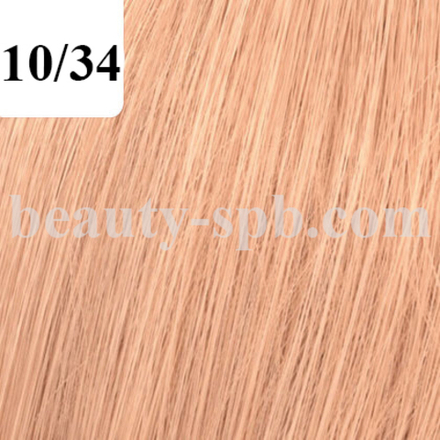 Wella Professionals Color Touch  10/34 яркий блонд золотистый красный 60мл