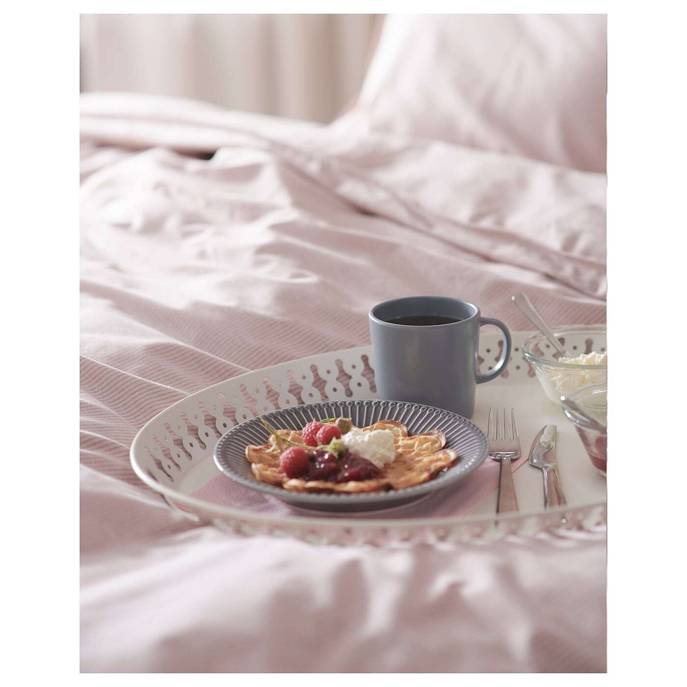IKEA ROMANTISK  (ИКЕА РОМАНТИСК)  -  Поднос, белый, 52x39 см