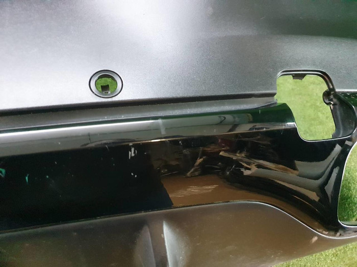 Юбка заднего бампера Mercedes GLE C167 (19-23) AMG