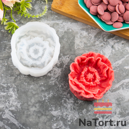 Силиконовый молд 3D «Цветок #5»