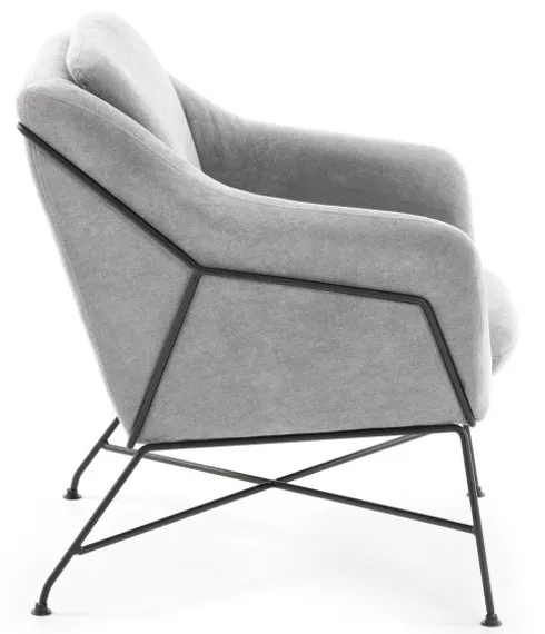 Кресло Brida светло-серое