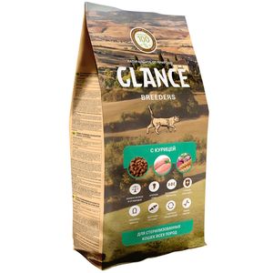 Уценка! Повр. упак./ Сухой корм Glance для стерилизованных кошек с курицей