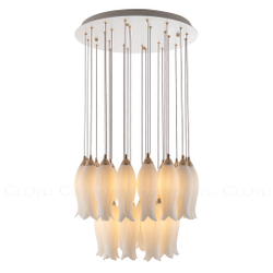 Люстра Cloyd ARGANA C26 / Ø50 см - керамика - E14 - белый (арт.11235)