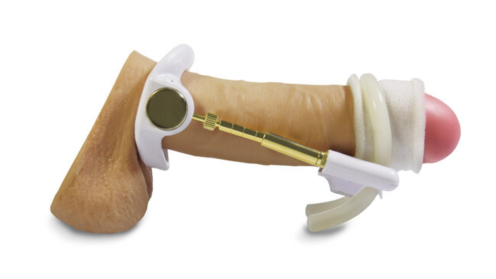 Аппарат для увеличения пениса Andro-Penis Extender Blue (Цвет: синий с серебряным)