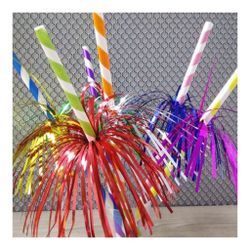 Трубочки 0,6*24 см прямые 100 шт "Фейерверк" бумага Garcia De Pou