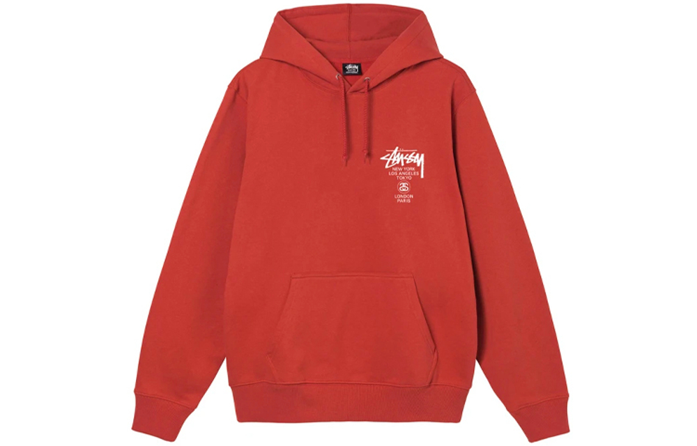 Худи Stussy World Tour Hoodie Logo, 3923658