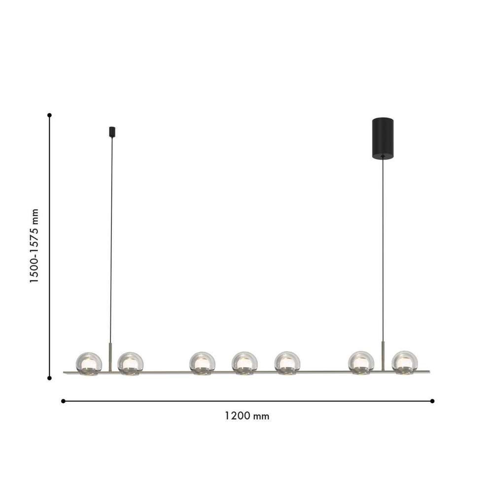 Подвесной светодиодный светильник Favourite Rosio 4291-7P
