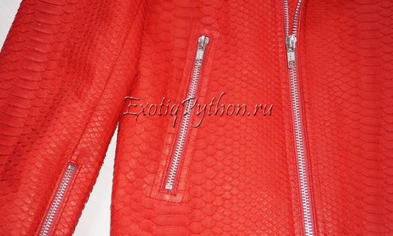 Куртка из кожи питона JT-7
