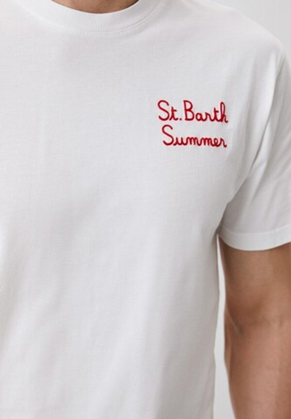 Футболка муж. Saint Barth Simson Summer 01 симпсоны белый