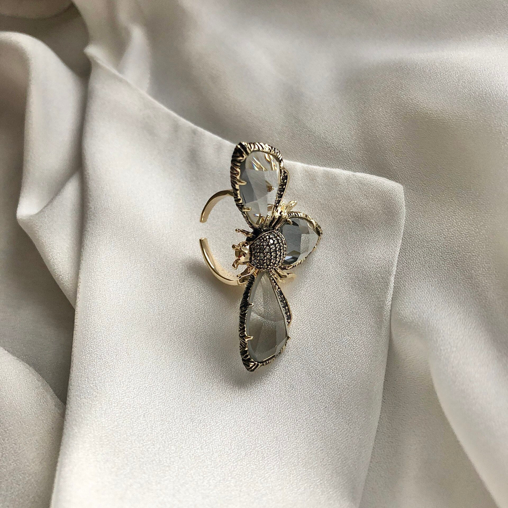 кольцо жужелицы бронза 4361