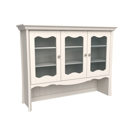 Надстройка комода «Прованс» с тремя дверками бежевый воск